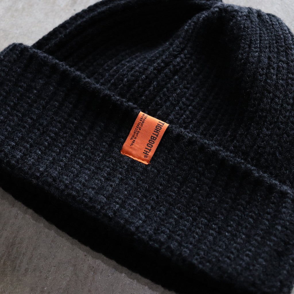 TAG BEANIE #BLACK [FW24-H10]