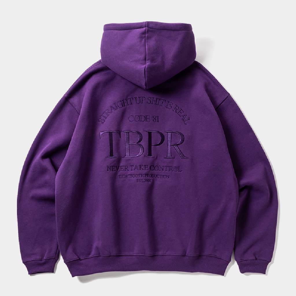 直筒連帽衫 #紫色 [FW25-SW01]