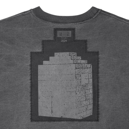 OVERDYE Frame6 CREW NECK #CHARCOAL [CES26T20]