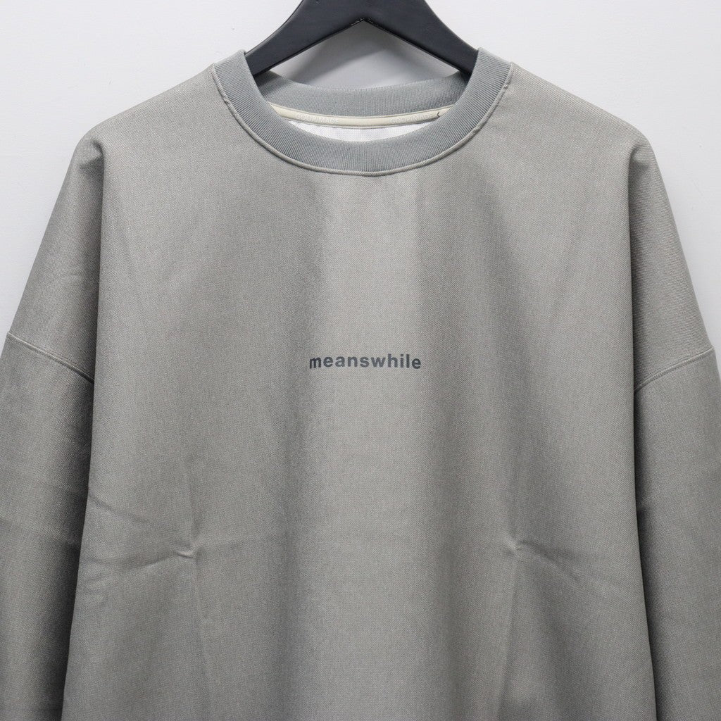 meanswhile | “MW-C1” 1932 “THE DRM” Nova Crewneck #Ash [GOOPI-25AW-SEP-01]