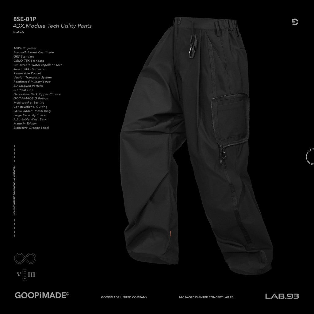 「8SE-M01A」 GOOPiMADE THE 8 Metal Hardware #BLACK [GOOPI-24AW-OCT-04]