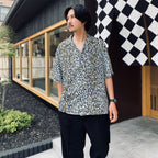 HAWAIIAN SHIRT S/S ( TYPE-4 ) #L-BLUE [26SS-WMS-HI06]