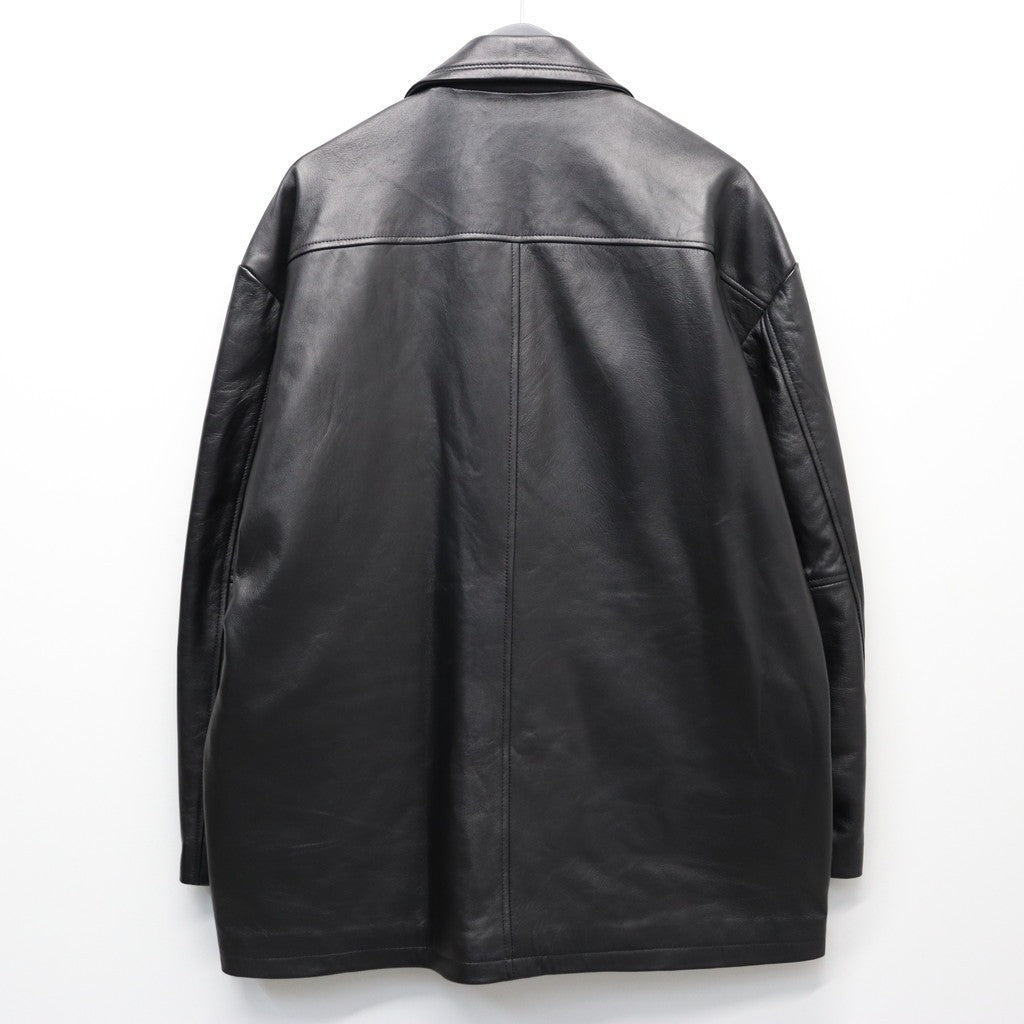 LEATHER BPP JACKET #BLACK [tc22f022]