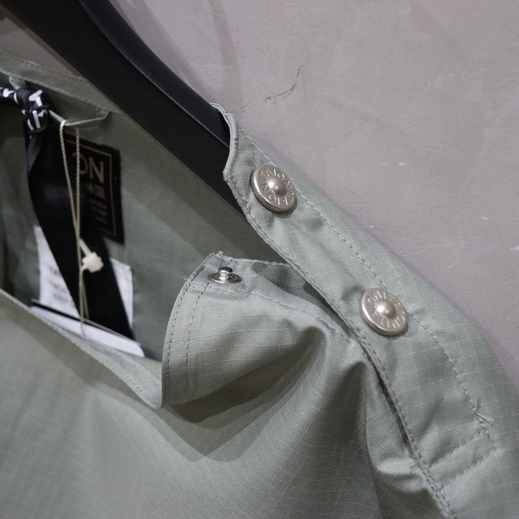 NON DOWN MILITARY HALF SLEEVE CUT SEW #D-SAGE GREEN [TAOIN-CS02NDML-1]