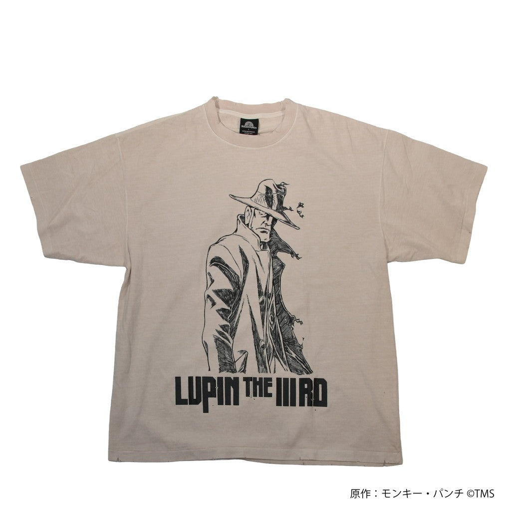 LUPIN THE 3rd | S/S T-Shirt (ZENIGATA / LUPIN) #WHITE [TLPM25AM002]