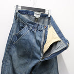 DOUBLE KNEE INDIGO DENIM PANTS #INDIGO [BWU-DKIDP]