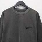 WASHED MIDDLE WEIGHT CREW NECK SWEAT SHIRT ( TYPE-1 ) #GRAY [26FWE-WMC-SS03]