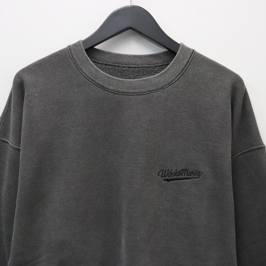 WASHED MIDDLE WEIGHT CREW NECK SWEAT SHIRT ( TYPE-1 ) #GRAY [26FWE-WMC-SS03]