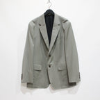 SINGLE BREASTED JACKET ( TYPE-3 ) &amp; TROUSERS #GRAYGREEN [23FW-WMO-SU03 / 23FW-WMP-TR08]