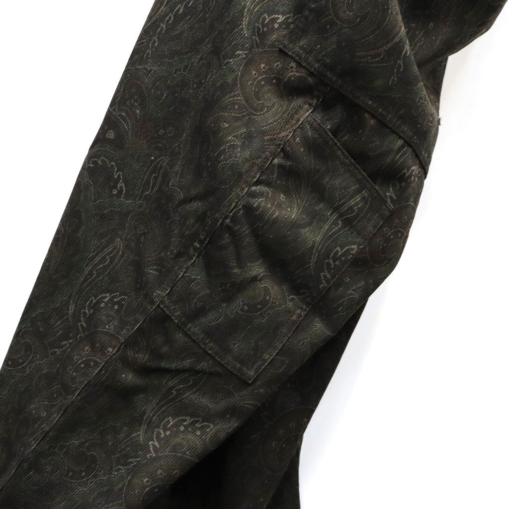 TECH MECHANICS PANTS CORDUROY PAISLEY #D.BROWN [BP-44026W]