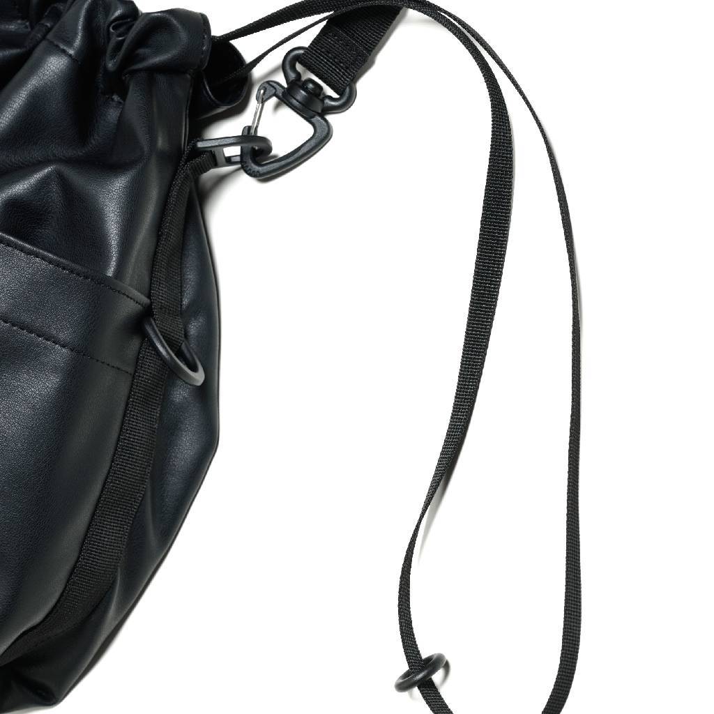 DRAW STRING BAG (LE) #BLACK [BCL-114]