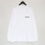 WASHED HEAVY WEIGHT CREW NECK LONG SLEEVE T-SHIRT ( TYPE-2 ) #WHITE [25SS-WMT-LT02]