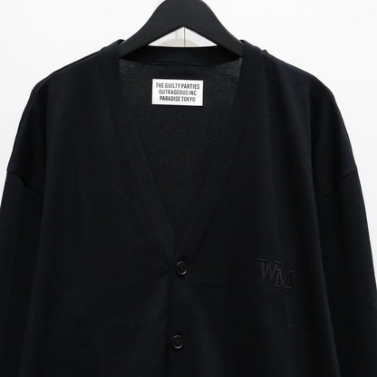 COTTON KNIT CARDIGAN ( TYPE-2 ) #BLACK [25SSE-WMK-KN04]