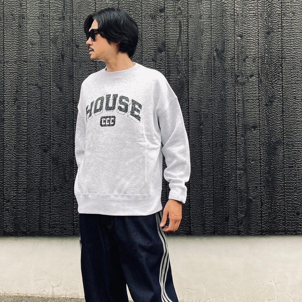 IS-NESS | SWEATSHIRT_HOUSE #ASH GRAY [CCC-263C007]