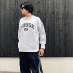 IS-NESS | SWEATSHIRT_HOUSE #ASH GRAY [CCC-263C007]