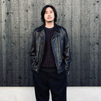 LEOPARD MOHAIR JACQUARD CREW NECK SWEATER #CHARCOAL [26FW-WMK-KN16]