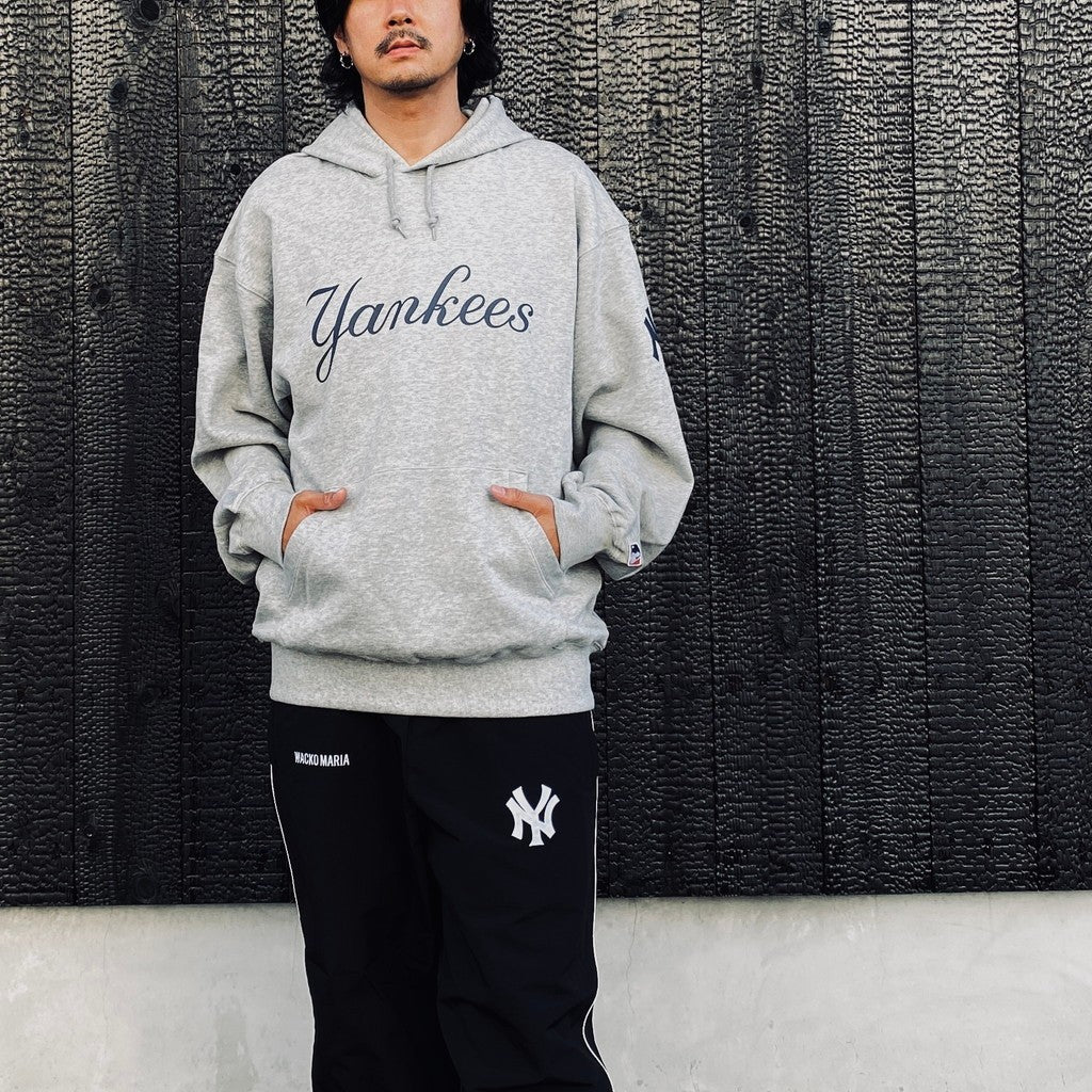 MLB | NY | HEAVY WEIGHT PULLOVER HOODED SWEAT SHIRT ( TYPE-1 ) #GRAY [MLB-WM-SS01]