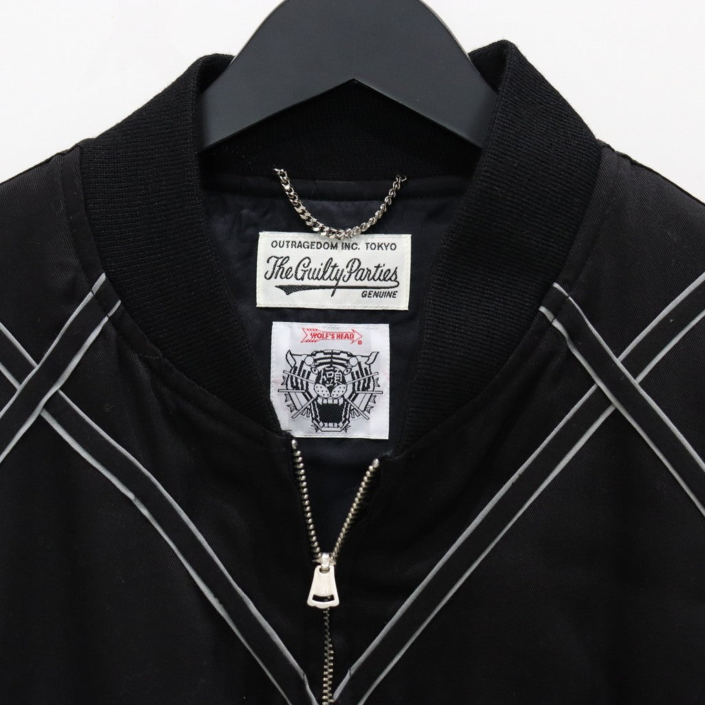 WOLF'S HEAD | 50'S JACKET #BLACK-GRAY [WOLFSHEAD-WM-BL17]