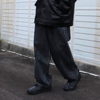 DENIM BAGGY PANTS #BLACK CHEMICAL [GH5S013D]