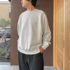 TECH SWEAT CREW FREEDOM SLEEVE #HEATHER GRAY [BE-51026W]