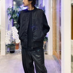 TECH 2WAY MA-1 DOWN JACKET #BLACK [BW-40025W]