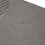 OVERDYE OVERLAP LIGHT CREW NECK #BROWN [CES27CS20]