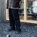 DBL KNIT JOG PANTS #BLACK [CES29PT16]