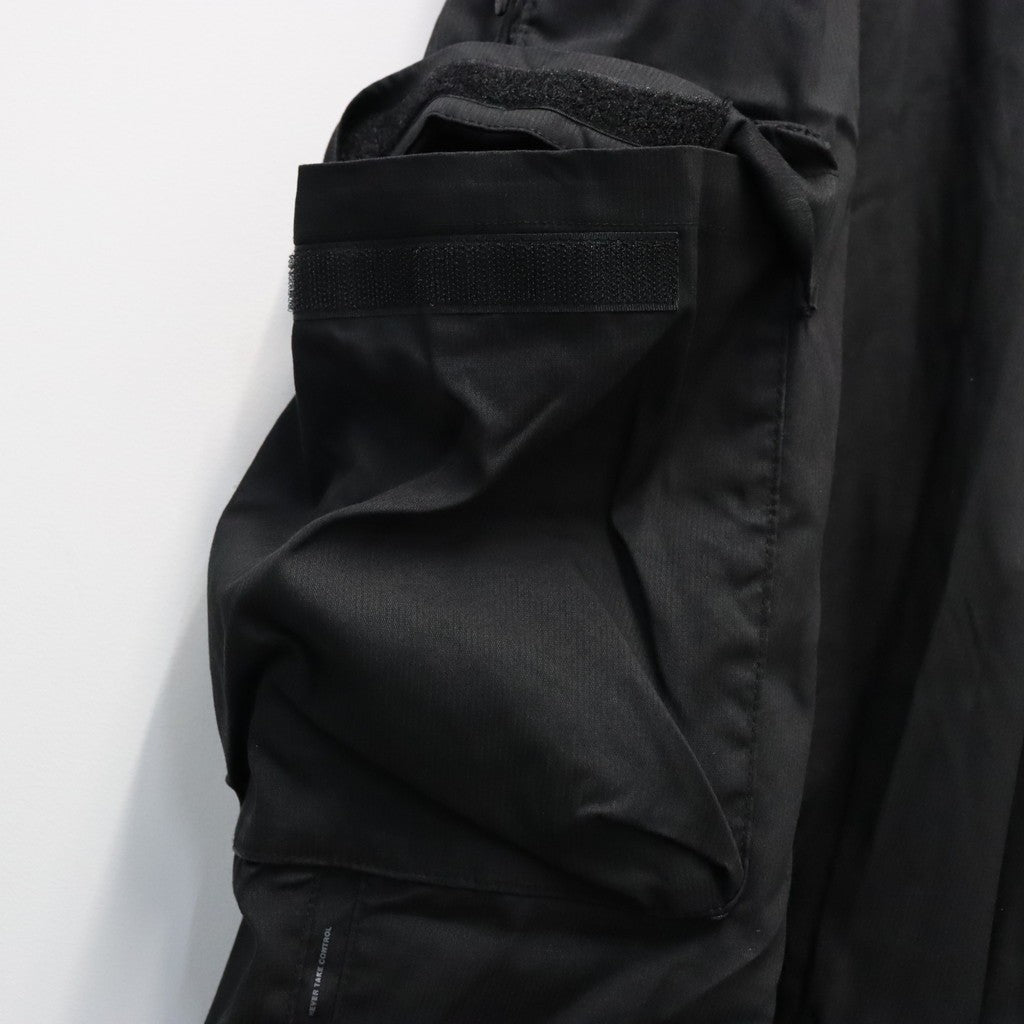 STRIPE BAGGY CARGO PANTS #Black [SU26-B06]