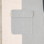 STRIPE CUT SHORT SHIRT JACKET #GREY [CES29JK21]