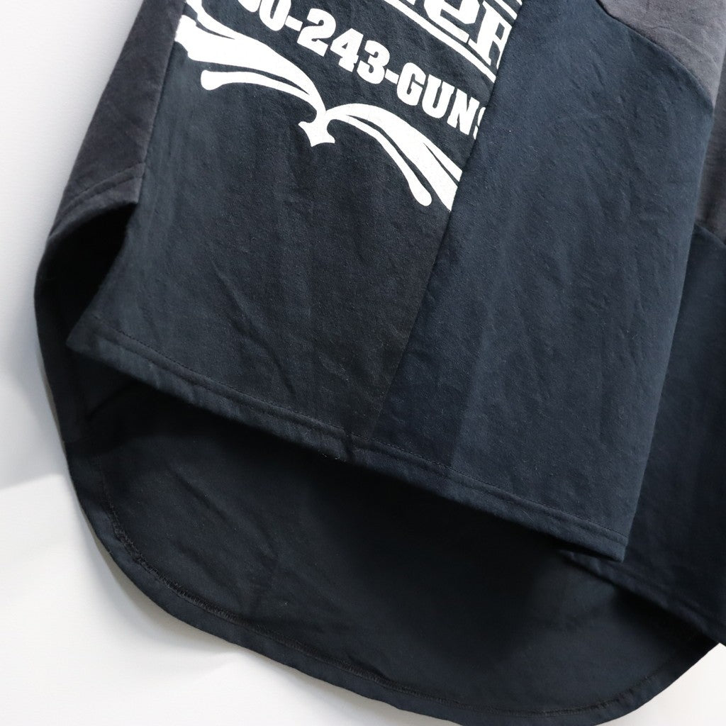 PUZZLE TEE E #BLACK [C2647909E]