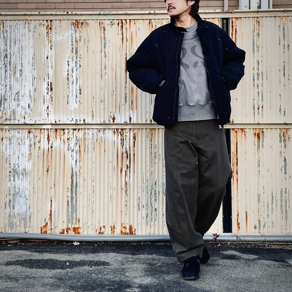 OVERDYE CURVE PANTS #D-GREEN [AY-1019]