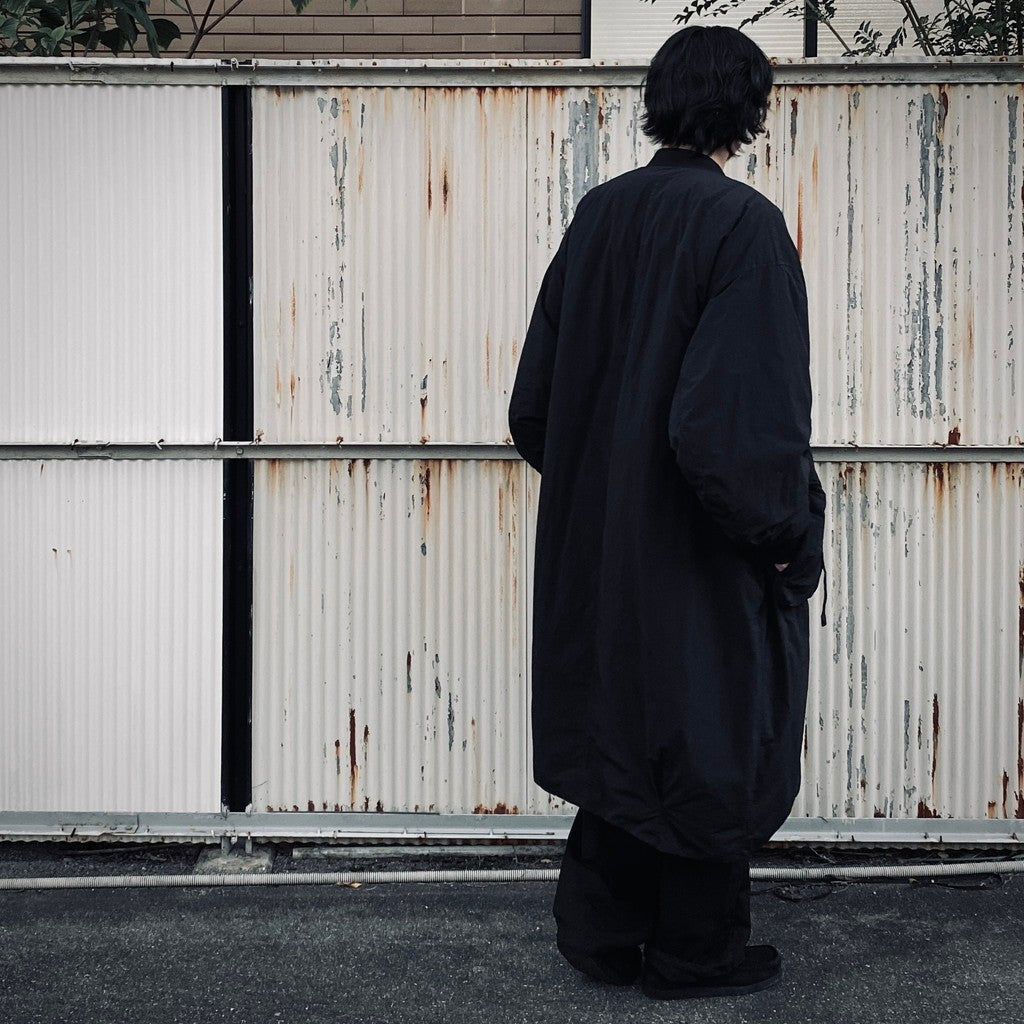 GARMENT DYE DOWN MA-1 LONG COAT 2.0 #BLACK [FST09262U0002]