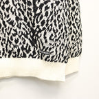 LEOPARD JACQUARD SWEATER ( TYPE-1 ) #WHITE [26SS-WMK-KN13]