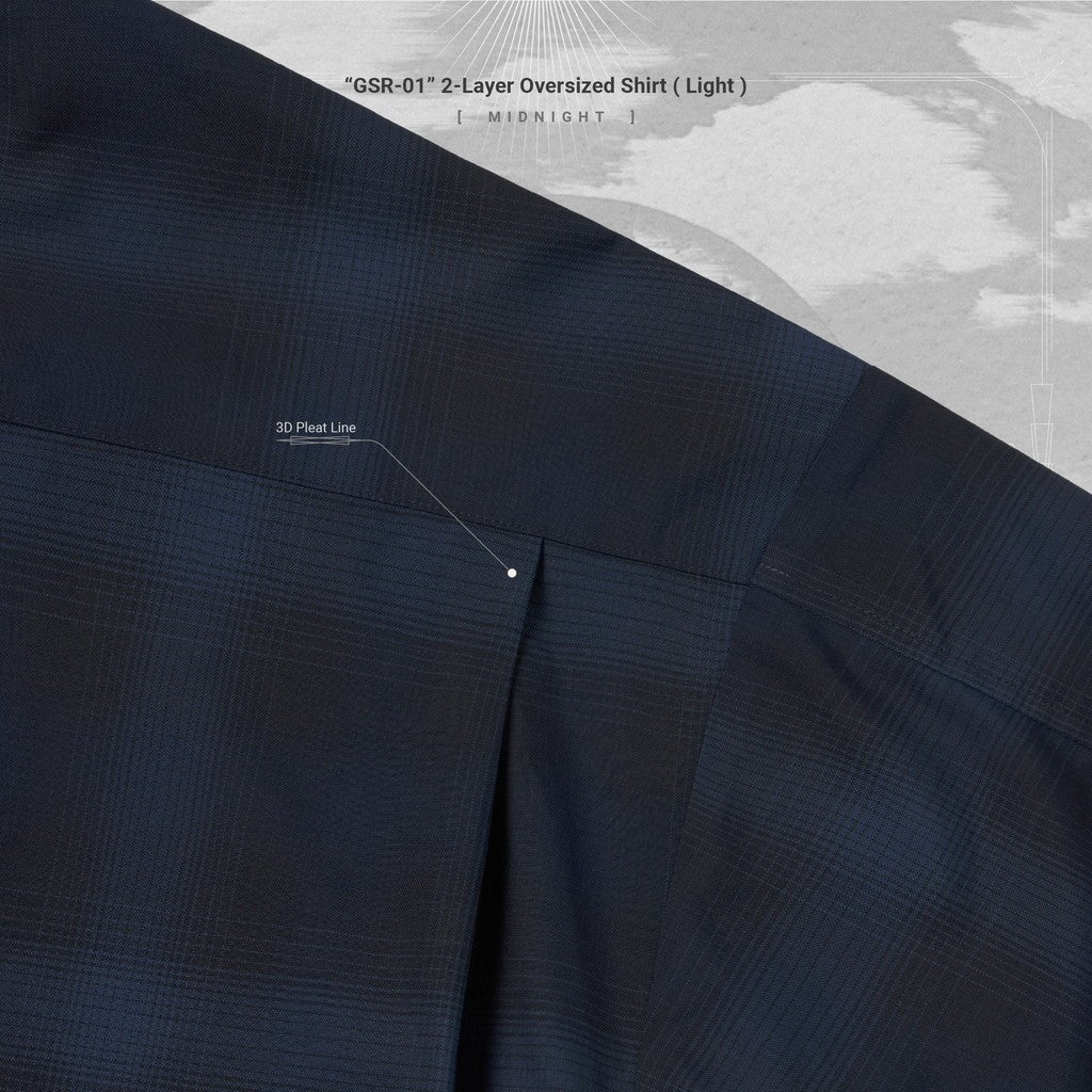 "GSR-01" 雙層寬鬆襯衫（淺色） #BATHYAL [GOOPI-24AW-SEP-01]