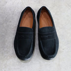 混合樂福鞋 #黑色絨面革 [MLS210301-24]