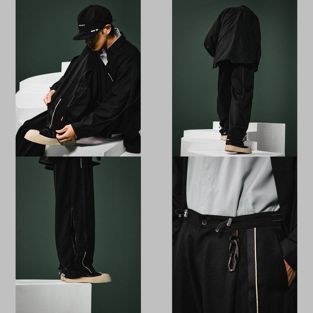 「MRZ-01」 SOFTBOX Axis Track Pants #BLACK [GOOPI-24AW-NOV-04]