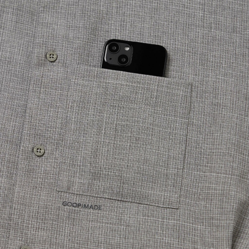 「GNV-S1」 SOFTBOX Oversized Strap Shirt #PADDY [GOOPI-24SS-APR-03]