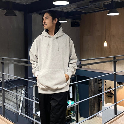 TECH SWEAT HOODIE #TOP GRAY [BE-52024W]