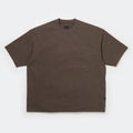 TECH POCKET CREW TEE S/S #BROWNKAHKI [BE-32025W]