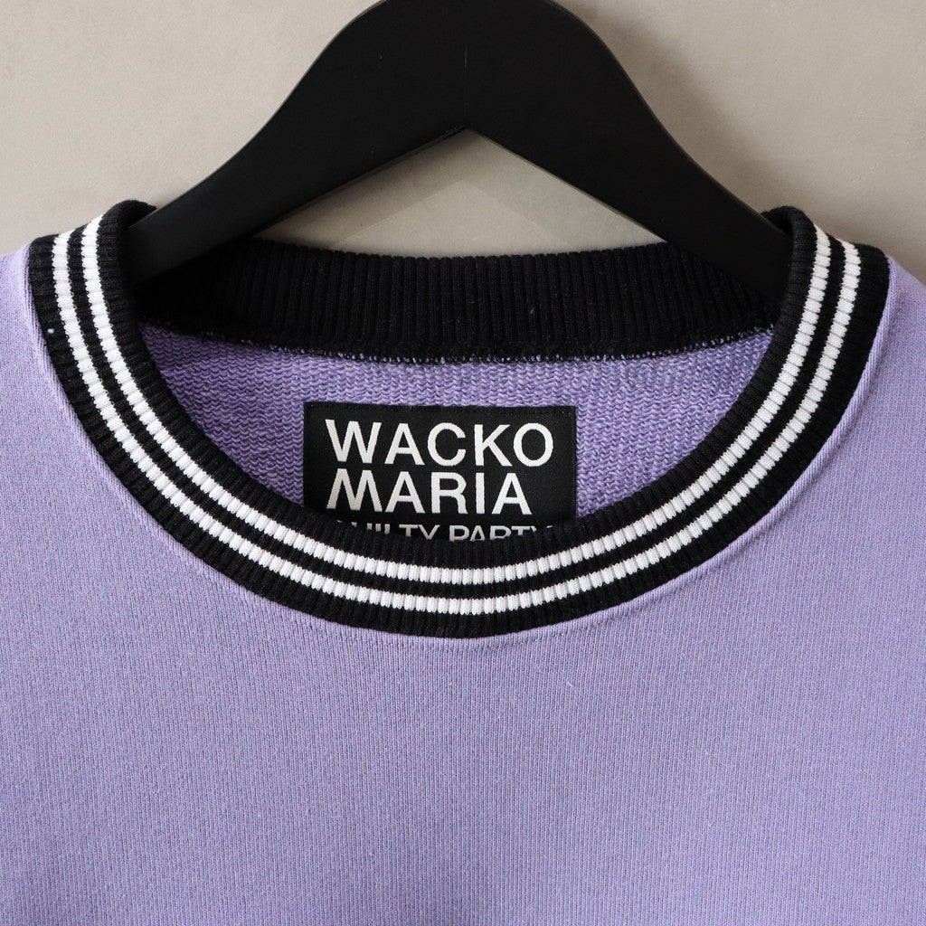 HEAVY WEIGHT CREW NECK SWEAT SHIRT ( TYPE-2 ) #PURPLE [24FW-WMC-SS10]