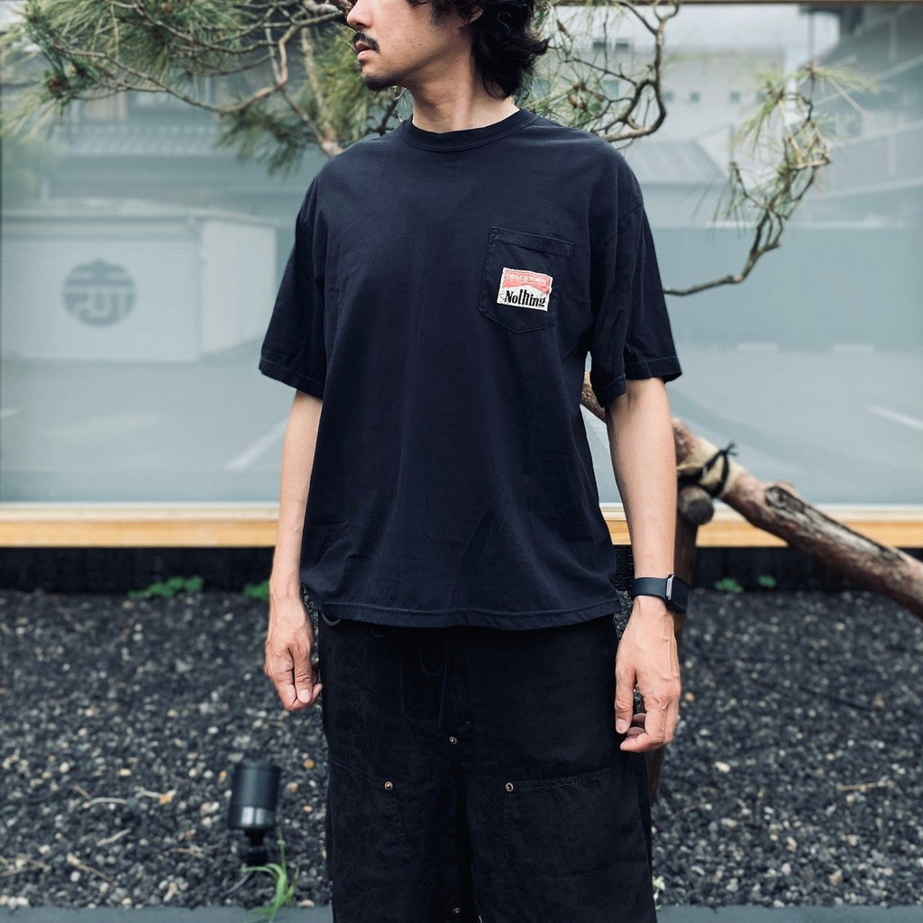 Bootleg Pocket Tee(NOTHING) #5YEARS BLACK [M-P3-BG11]