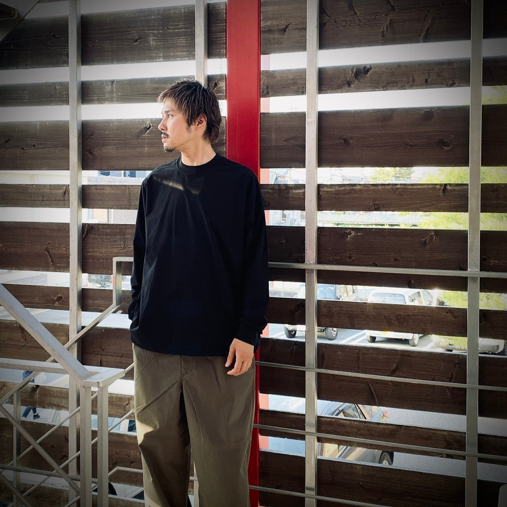 TECH LIGHTWEIGHT TEE L/S #BLACK [BE-30025W]