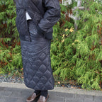 MILITARY SNAP BUTTON DOWN SKIRT（SOFT SHELL） #BLACK [TAION-W150LSSKML-1]