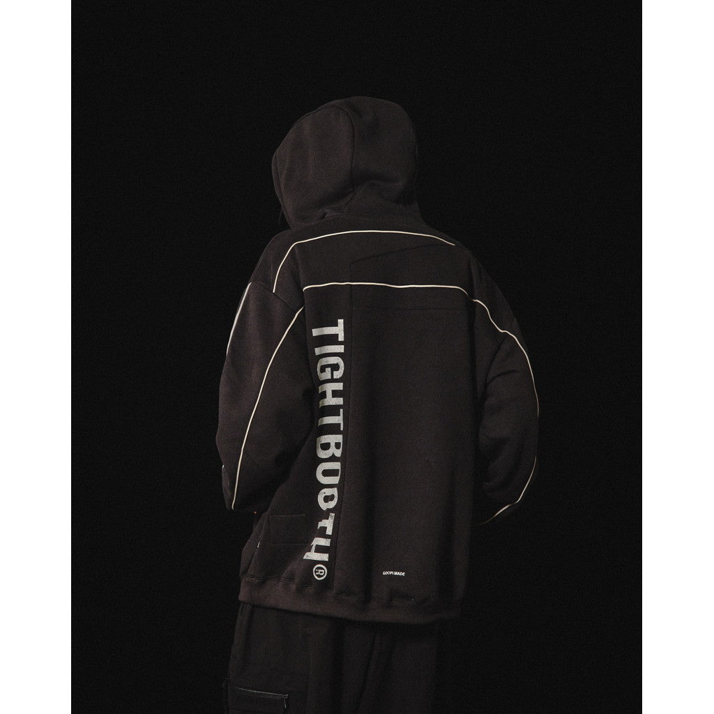 TBPR | “GMT-01H”雙標誌連帽衫 #BLACK [GOOPI-23AW-DEC-TBPR-02]