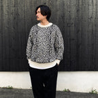 LEOPARD JACQUARD SWEATER ( TYPE-1 ) #WHITE [26SS-WMK-KN13]