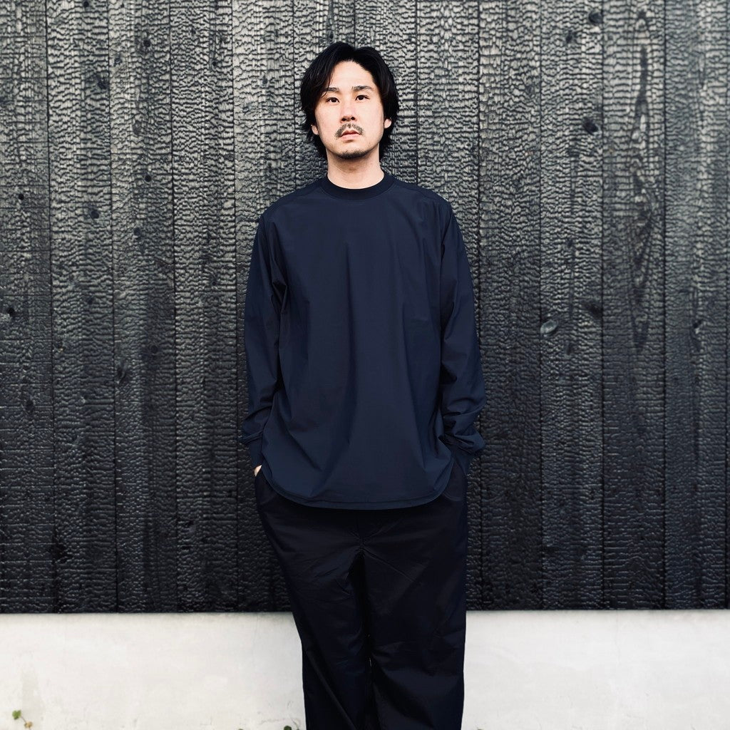 TECH LIGHT WEIGHT L/S TEE #INK BLACK [BE-30026]