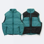 TECH REVERSIBLE CLIMBERS PUFF VEST #EMERALD GREEN×BK [BW-23025W]