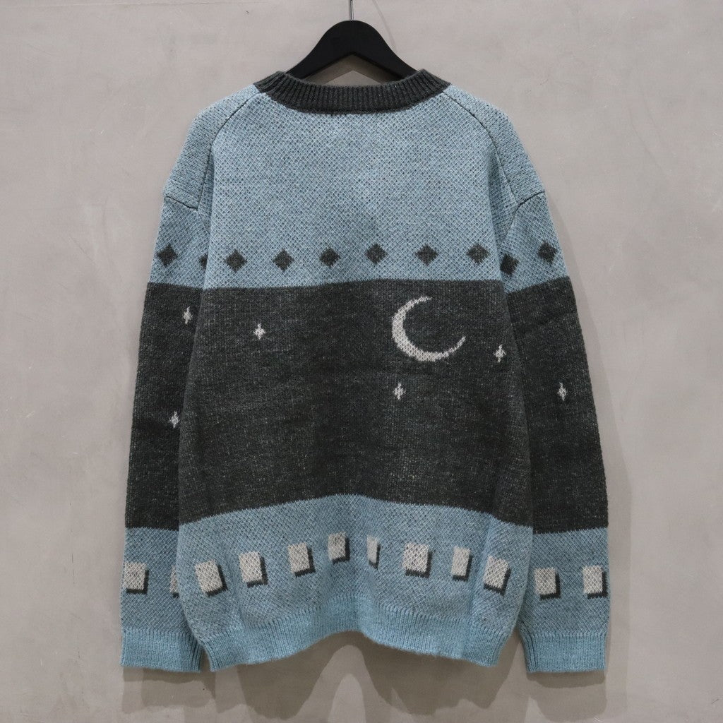 HIGHWAY 圓領毛衣 #藍色 [SC2420-KN05]