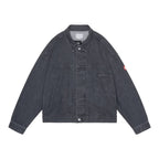 BLACK NEP DENIM TRUCKER JACKET #GREY [CES30JK18]