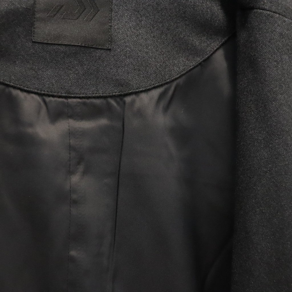 TECH LOOSE 2B JACKET FLANNEL #CHARCOAL [BJ-32026W]